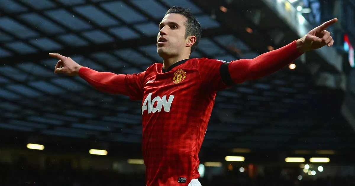 Image of Robin Van Persie celebrating